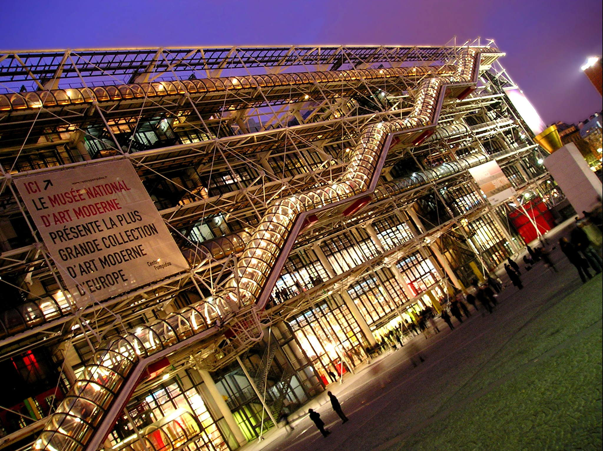 Centre Pompidou by The Wandering Brit