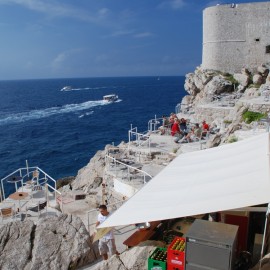 Café in Dubrovnik, Kroatien